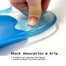 4X Pair Half Insoles Shoe Inserts L Size Gel Arch Support Foot Pad-5