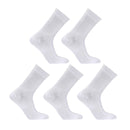 5X Rexy 3D Seamless Crew Socks Medium Slim Breathable WHITE-1