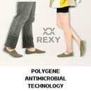 5X Rexy Daily No Show Ankle Socks Large Non-Slip Breathable MULTI COLOUR-8