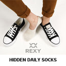 5X Small Daily No Show Socks - MULTI COLOUR	5X Rexy Daily No Show Ankle Socks Small Non-Slip Breath-7