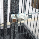 YES4PETS Large Bird Budgie Cage Parrot Aviary Carrier With Stand & Wheel-4