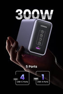 UGREEN 35045 Nexode 300W USB-C GaN 5-Port Desktop Charger-3