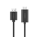 CHOETECH XDH01 4K 60Hz DisplayPort Male to HDMI Male Braided Cable 2M-1