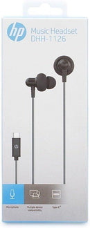 HP DHH-1126-BK TUSB-C Headphones Black with Microphone-4