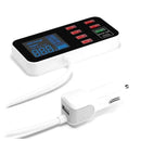 8-Port PD+QC3.0 Car Charger with LED Display-6