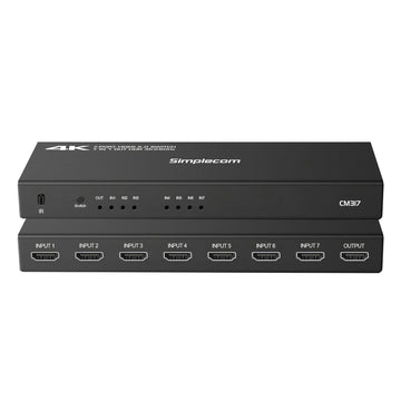 Simplecom CM317 7-Port HDMI 2.0 Switch with Remote 7 IN 1 OUT Splitter HDCP 2.2 4K@60Hz - 0