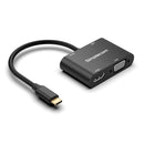 Simplecom DA440 4-in-1 USB-C Multiport Adapter with Power Delivery USB 3.0 VGA HDMI-2