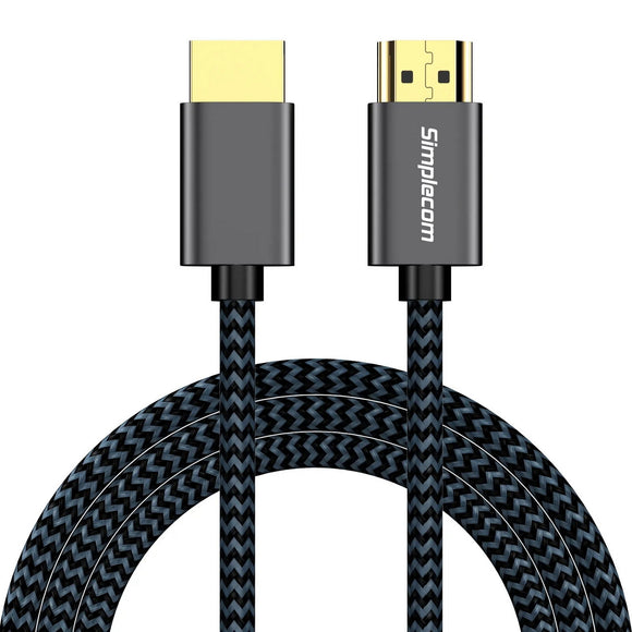 Simplecom SBT002 Ultra High Speed HDMI 2.1 Cable Nylon Braided 48Gbps 8K@60Hz