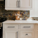 Black Zinc Kitchen Cabinet Handles Drawer Bar Handle Pull 160mm-6