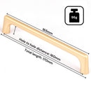 Gold Zinc Kitchen Cabinet Handles Drawer Bar Handle Pull 160mm-4