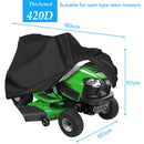 Lawn Mower Cover Lawn Tractor Cover Waterproof Heavy Duty 420D Polyester UV Protection-2