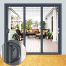 Sliding Patio Door Handle Set Mortise Lock Suitable for Sliding Glass Patio Door Black-3