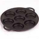 7 Cup Cast Iron Egg Frying Pan Divided Egg Skillet Pan Fried Egg Pan Cooker Pancake Egg Fryer-1