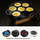 7 Cup Cast Iron Egg Frying Pan Divided Egg Skillet Pan Fried Egg Pan Cooker Pancake Egg Fryer-2