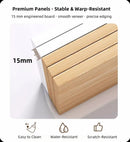 2x Bedside table pair with drawers, eco-friendly, modern design, curved sides-8