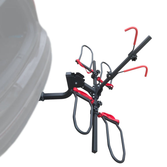 2 Bike Rack for Car SUV Rear Bicycle Holder Carrier Hitch Mount Platform Holder