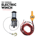 800kg Electric Hoist Winch Crane 12V Swivel Car Truck UTE Lift 360° Pick Up-6