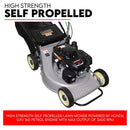 LAWN MOWER SELF PROPELLED 21" WITH A 5.5HP HONDA ENGINE ALLOY BODY MULCHING-3