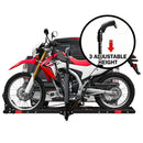 Motorcycle Motorbike Carrier Rack Towbar Arm Rack Dirt Bike Ramp Brake Lights-9