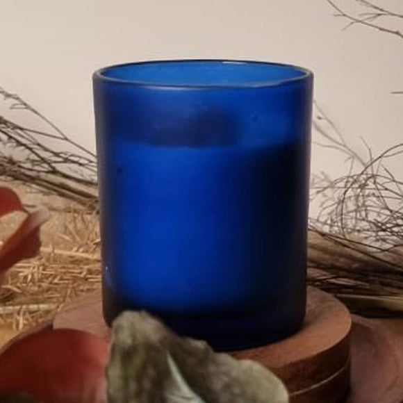 40 Pack Blue Frosted Glass Votive Tealight Candle Holders House Party Centerpiece Xmas Wedding Decor Glass Candlestick Party Decorations Bridal Baby Shower Event