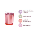 20 Pack Rose Gold Pink Votive Tealight Candle Holders Valentines Day Mercury  Wedding Decor Glass Candlestick Party Decorations Bridal Baby Shower Event-6