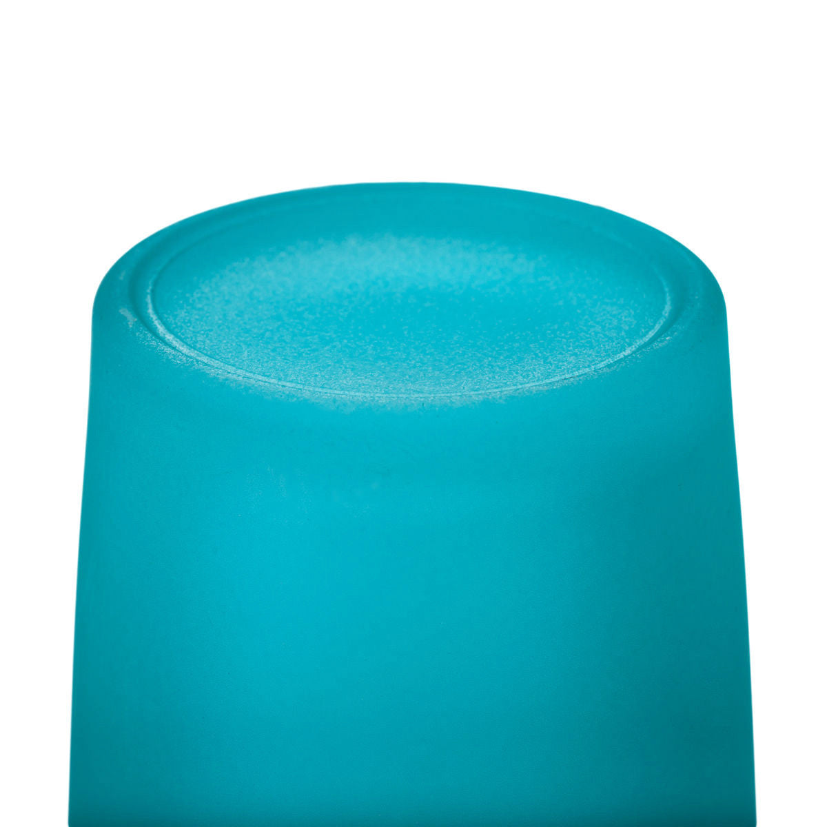 10 Pack Turquoise Frosted Glass Votive Tealight Candle Holders House Party Centerpiece Xmas Wedding Decor Glass Candlestick Party Decorations Bridal Baby Shower Event - 0