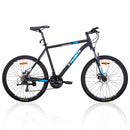 Trinx MTB Mens Mountain Bike 26 inch Shimano Gear 21-Speed [Colour: Matt Black White/Blue] [Size Of Frame: 17 inches]-1