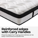 ChiroSleep Orthopaedic Euro Top Pocket Spring Double Mattress-10