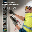 KAIWEETS HT118E Digital Multimeter TRMS 20000 Counts with Higher Resolution Auto-Ranging Voltmeter Accurately Measures Voltage Current Resistance Diodes Continuity Duty-Cycle Capacitance Temperature HT118E-2