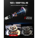 Two-Way Articulating Borescope Camera with Light, 0.25in Slim Probe, Industrial Endoscope Inspection Camera with Light, 5.3FT Flexible Snake Scope for Automotive, HVAC and Aircraft Mechanics-3