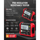 KAIWEETS Megohmmeter, Insulation Resistance Tester, Up to 100GΩ, 50V/100V/250V/500V/1000V, One-Touch DAR/PI, with AC/DC Voltage Testing for Motors, Solar, HVAC-2