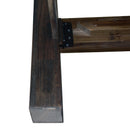 Bed Frame King Size in Solid Wood Veneered Acacia Bedroom Timber Slat in Chocolate-10