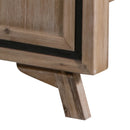 King Size Silver Brush Bed Frame in Acacia Wood Construction-6