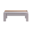 Coffee Table High Gloss Finish Lift Up Top MDF White Ash Colour Interior Storage-4