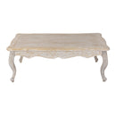 Coffee Table Oak Wood Plywood Veneer White Washed Finish-2