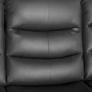 3+2+1 Seater Recliner Sofa In Faux Leather Lounge Couch in Black-2