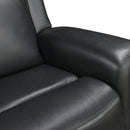 3-2 Seater Electric Leather/PVC Black Recliner Set-7