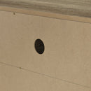 TV Cabinet 3 Storage Drawers with Shelf Natural Wood like MDF Entertainment Unit in Oak Colour-6