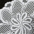 Blossom White Set of 2 Polyester Lace Table Doilies 36 cm Diameter-3