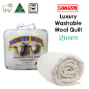 500GSM Washable Wool Quilt Queen-2