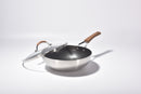 Kylin 3 Layer Stainless Steel Non Stick Noka Wok 30cm-9