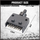 12V LED Trailer Tail Light Kit Pair Plug 7m 5 Core Wire 7 Pin Flat Plug Ute Set-7