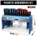 64-Piece Screwdriver Set with Stand Wall Mount Magnetic Tips Precision Kit Au-4
