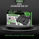 9Pcs Extension Bar Set 1/4" 3/8" 1/2" Black Drive Socket Auto Repairing-10