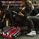 SEDY 8Pcs Magnetic Socket Organizer Tray Metric SAE Sockets Storage Holder Tool-4