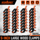 HORUSDY 32Pc 7" Nylon Spring Clamp Extra Large Rubber Non-Slip Grip Handle Clips-2