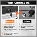 HORUSDY 7 Drawer Tool Box Trolley Cabinet Storage Cart Garage Toolbox Organiser-6