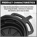 SEDY 15L Oil Change Pan Drain Tray Portable Dish Coolant Recovery Pan Black-7