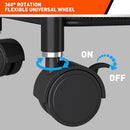 5 Tiers Kitchen Trolley Cart Wheels Round Vegetable Storage Holder Fruit Holder-7