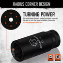 19Pc Deep Socket Set Impact 1/2" Drive Extension Bars Flexible Adapter 10-24mm-5